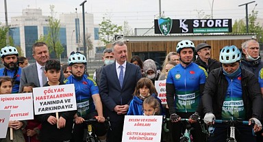 Çölyak için 264 km pedal çevirecekler