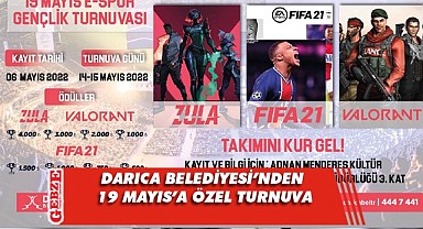 Darıca’da 19 Mayıs E-Spor Gençlik Turnuvası düzenlenecek