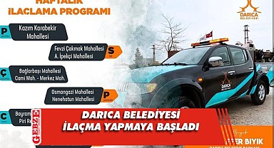 Darıca’da sivrisinek ve haşereye karşı ilaçlama başladı