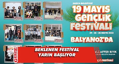 Darıca Gençlik Festivali başlıyor