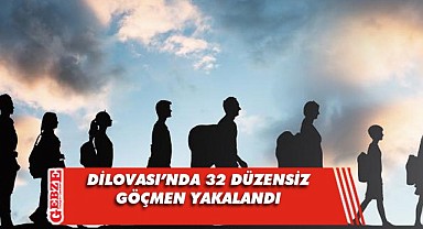 Dilovası'nda 32 düzensiz göçmen yakalandı