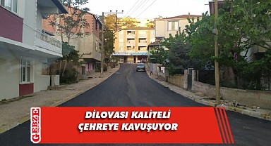 Dilovası’nda üstyapı çalışmaları yapılıyor