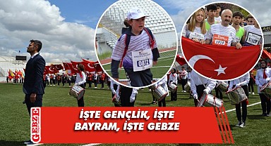 Gebze’de 19 Mayıs coşkusu yaşandı