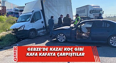 Gebze’de feci kaza! 3 kişi yaralandı