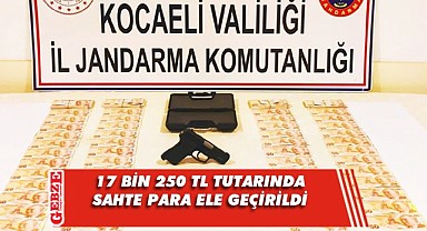 Gebze'de jandarmadan sahte para operasyonu