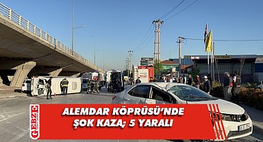 Gebze'de zincirleme kaza; 5 yaralı