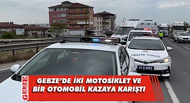 Gebze'de zincirleme trafik kazasında 1 kişi yaralandı