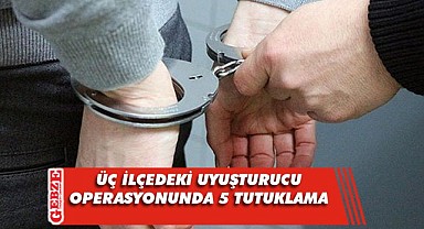 Gebze, İzmit ve Körfez'de uyuşturucu operasyonu