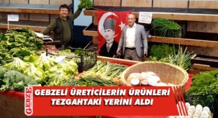 Gebzeli üreticiler, bayram sonrasında tezgahlarını kurdu
