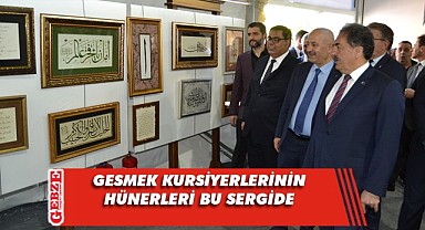 GESMEK sergisi kent meydanında açıldı