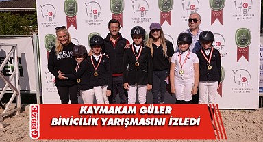 Güler, Equıfun ve Pony engel atlama yarışlarını izledi