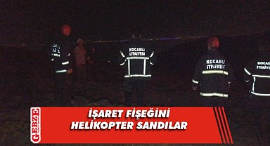 “Helikopter düştü” ihbarı asılsız çıktı
