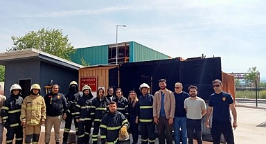 Kocaeli İtfaiyesinden öğretmenlere eğitim