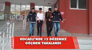 Kocaeli'nde bir düzensiz göçmen operasyonu daha