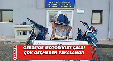 Motosiklet hırsızı tutuklandı!