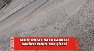 O caddenin kazı çilesi bitmiyor