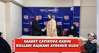 Saadet Çayırova’da başkan değişimi yapıldı