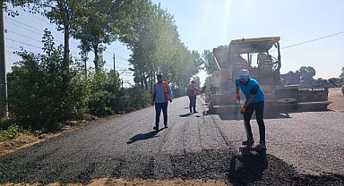 Salim Dervişoğlu Caddesi asfaltlanıyor