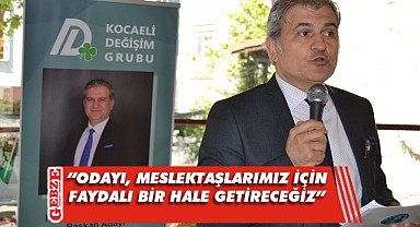 Taner Öner, seçim öncesi meslektaşlarıyla buluştu
