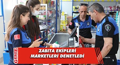 Zabıtadan market denetimi