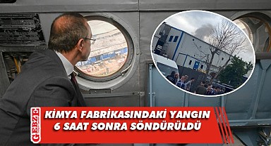 100 itfaiye personeli yangını söndürebilmek için çalıştı