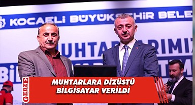 472 muhtar bilgisayarlarına kavuştu