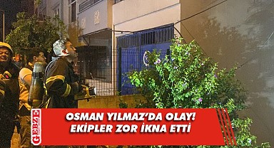 Alkollü şahıs kendini eve kilitledi! Yakacağım dedi