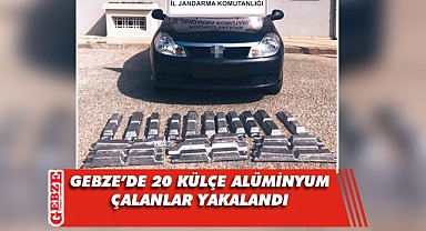 Alüminyum hırsızları suçüstü yakalandı