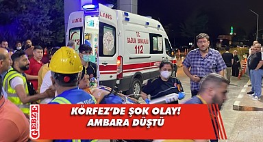 Çalıştığı esnada ambara düştü!