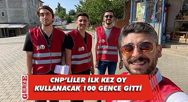 CHP’li gençler çalışmaya Pelitli’den başladı