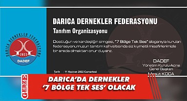Darıca'da dernekler bir çatı altında toplanacak
