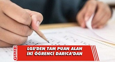 Darıca'dan iki LGS birincisi çıktı
