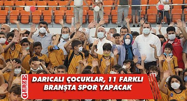 Darıcalı minikler, yazın sporun keyfine varacak