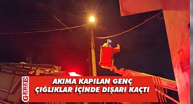 Dedesinin evinde elektrik akımına kapıldı