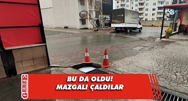 Demir mazgalı çalıp kayıplara karıştılar