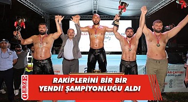 Er meydanının şampiyonu Ali Gürbüz oldu