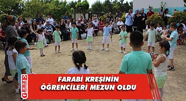 Farabi kreşinde mezuniyet heyecanı yaşandı