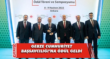Gebze Cumhuriyet Başsavcılığı'na uzlaştırma ödülü