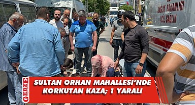 Gebze’de otomobille motosiklet çarpıştı; 1 yaralı