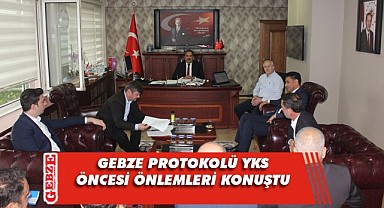 Gebze’de sınav koordinasyon toplantısı yapıldı
