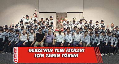 Gebze İLKÇEV’in yeni izcileri yemin etti