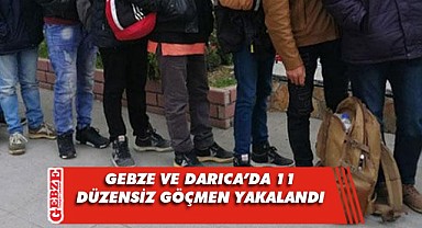 Gebze ve Darıca'da düzensiz göçmen operasyonu