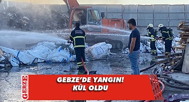 Geri dönüşüm fabrikası alevlere teslim oldu!