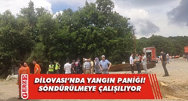 Havuz üretimi yapan fabrikada yangın çıktı!