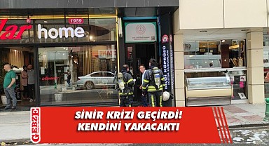İşten çıkarılan kadın iş yerini yakmak istedi!