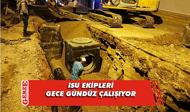 İSU, Dilovası'nda çalışmalarını sürdürüyor