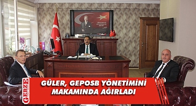 Kantarcı ve Üstüntürk Kaymakam Güler'i ziyaret etti