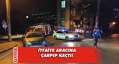Kaza yaptı! Ehliyetini kaybetmemek için kaçtı