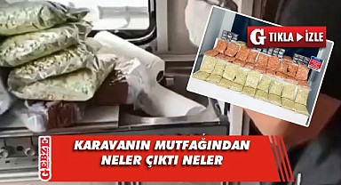 Kocaeli'nde karavana uyuşturucu baskını yapıldı