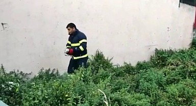 Mahsur kalan martının imdadına yetiştiler